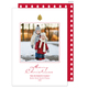 Red and Gold Foil Tree Photo Cards Image 2 of 7